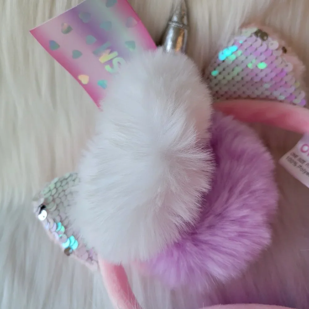 OMG! Cat Unicorn Earmuffs & Scrunchies Set
